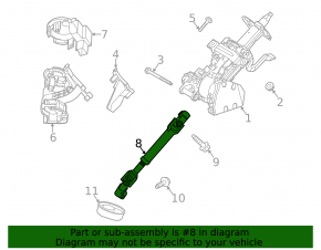 Steering Cardan Shaft Ford Bronco Sport 21-25