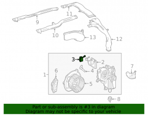 Air Conditioner Heater Valve 3 Row Mercedes X164 GL W164 ML W251 R