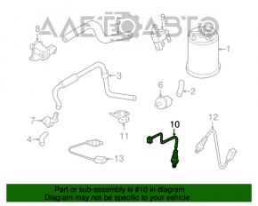 Lambda probe first Nissan Altima 2.5 13-18