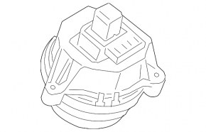 Right engine mount for BMW X3 G45 25-26 2.0T