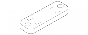 Left front stabilizer bar mounting bracket for BMW X5 G05 19-24, lower, plastic