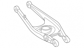 Lower control arm for rear left spring BMW 2 G42 22-26 M2