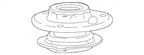 Front left shock absorber support Chevrolet Bolt 17-