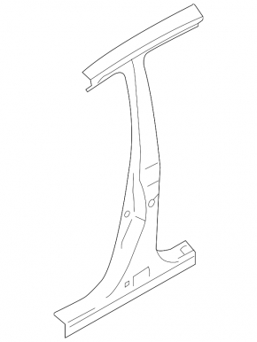 Left center pillar for Subaru Outback 10-14