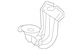 Rear stabilizer mounting bracket right Nissan Rogue 21-23