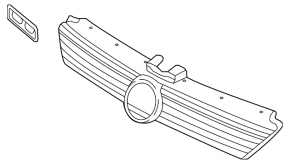 Radiator grill grill VW e-Golf 15-17
