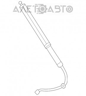 Electric right tailgate shock absorber for Toyota Highlander 20-26
