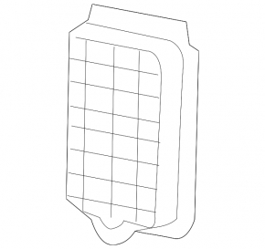 Ventilation shield right upper Ford Ecosport 18-22