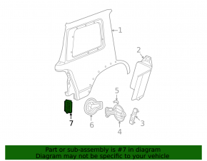 Ventilation shield right upper Ford Ecosport 18-22