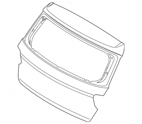 Hyundai Venue 20-25 bare trunk door