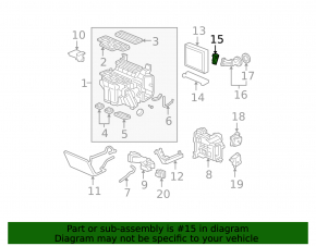 Acura MDX 07-13 Air Conditioner Heater Valve