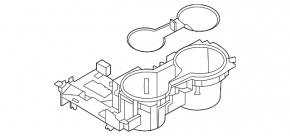 Kia K5 21-24 Cup Holder Panel