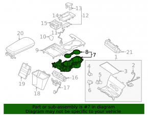 Kia K5 21-24 Cup Holder Panel