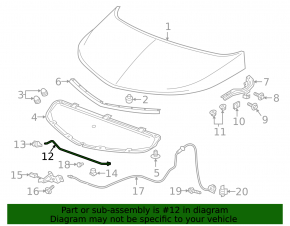 Chevrolet Bolt 17- Hood Support