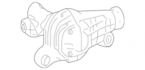 Front gearbox Mercedes GLS-class X166 13-19 AWD 3.45