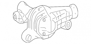 Front gearbox Mercedes GLS-class X166 13-19 AWD 3.45