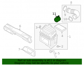 Air flow meter VW Atlas 18- 3.6
