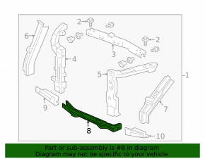 TV lower bar Acura MDX 14-20