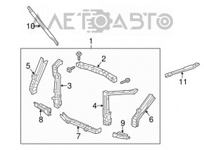 TV lower bar Acura MDX 14-20