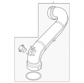 Turbocharger pipe VW Jetta 11-18 USA 1.8T