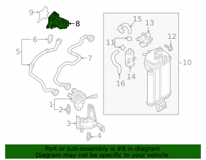EGR valve VW Tiguan 18-24