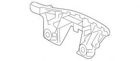 Right rear bumper mount for Mercedes CLA 14-19 USA