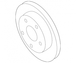 Brake disc rear left GMC Terrain 10-17 20.0 mm