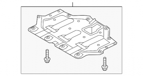 Engine protection Hyundai Sonata 18-19 hybrid