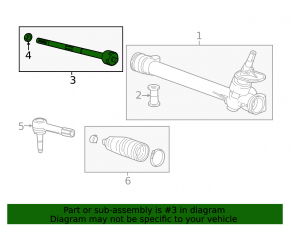 Steering rod left Chevrolet Bolt 17- CTR