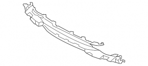 BMW 3 Series F30 12-15 lower front bumper grille with radar