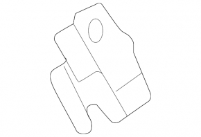 Toyota C-HR 18-23 Japan-built hood support rod latch bracket