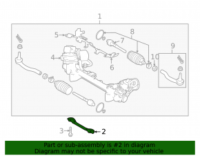 Steering rack bracket Infiniti Q50 14-24 AWD