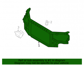 Kia Optima 14-16 hybrid radiator panel TV