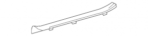 Front right threshold trim Toyota Prius 30 10-15 gray, worn, broken fasteners