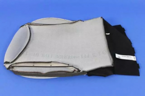 Passenger seat Fiat 500L 14-15 without airbag, mechanic, cloth black with brown inserts