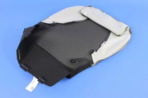 Passenger seat Fiat 500L 14-15 without airbag, mechanic, cloth black with brown inserts