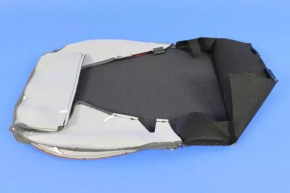 Passenger seat Fiat 500L 14-15 without airbag, mechanic, cloth black with brown inserts