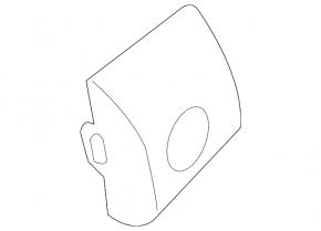 Front left door handle cap for Nissan Titan 17-24
