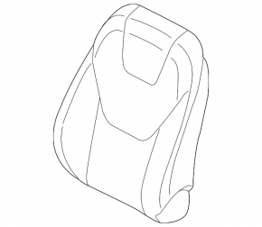 Driver's seat Ford Edge 15-24 airbag, leather black