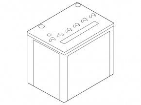 Battery 12v MAZDA 3 14-18 BM 60Ah 520A Asia +-Reverse EXIDE