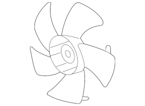 Cooling Fan Impeller Left Honda Accord 13-17 2.4 3.5 Denso