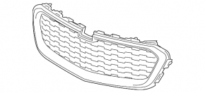 Central radiator grille for Chevrolet Malibu 2014-2015