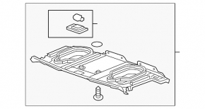 Upper Luggage Shelf Trim for Chevrolet Impala 14-20