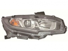 Headlight front right bare Honda Civic X FC 16-18