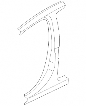 Mitsubishi Outlander 14-22 left center pillar