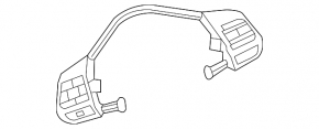 VW CC 08-17 steering wheel controls