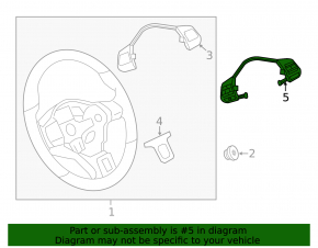 VW CC 08-17 steering wheel controls