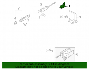 Antenna fin VW Passat 20-22 without navigation