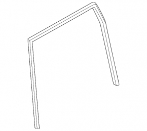 Subaru b9 Tribeca rear right window seal