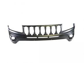 Bumper front bare upper part Jeep Compass 11-16 silver